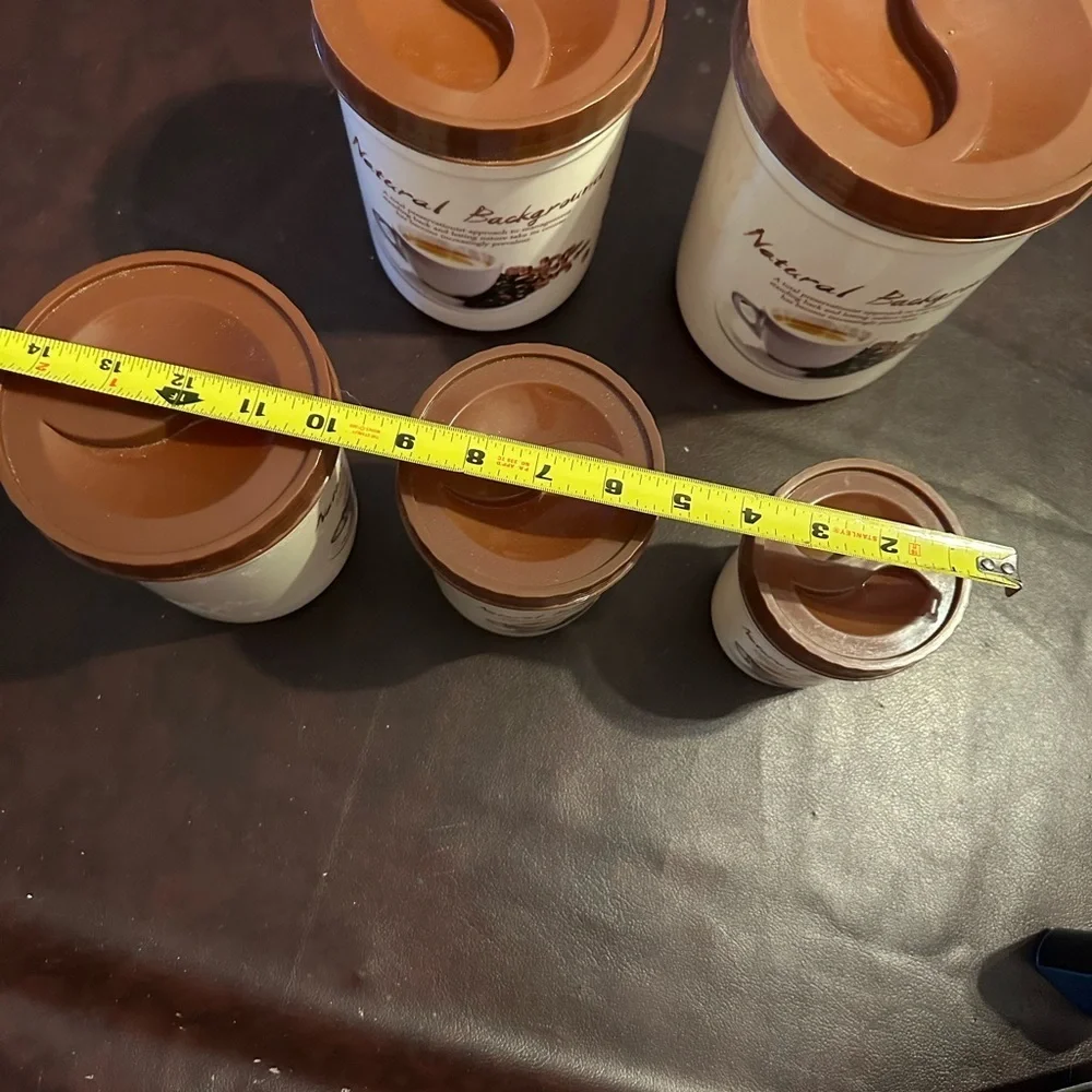 5 nesting canisters